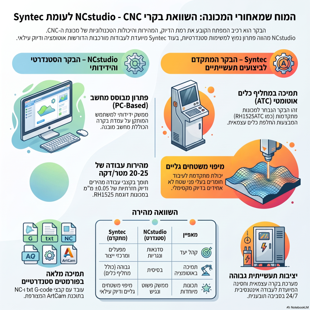 המדריך המלא לעיבוד שבבי ב-CNC: מערכות כלים, קירור, שאיבה ובקרים